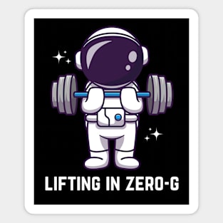 Astronaut Workout Magnet